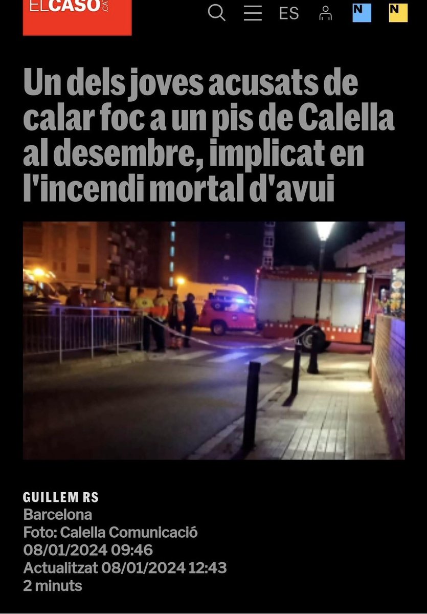 Més de 200 antecedents ,
multireincidents,robatoris ,baralles …

ERC, CUP i Comuns van sortir en defensa únicament pel fet de ser estrangers.

Mentres l’alcalde de Calella (Junts) en va demanar d'expulsió,i se’l va titllar de racista per mar,terra i aire 

Calen moltes dimisions