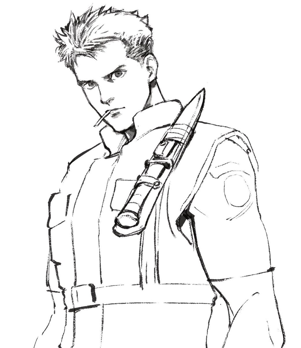 #1日1ラクガキ
先日のクリスが納得出来なかったのでやり直し 