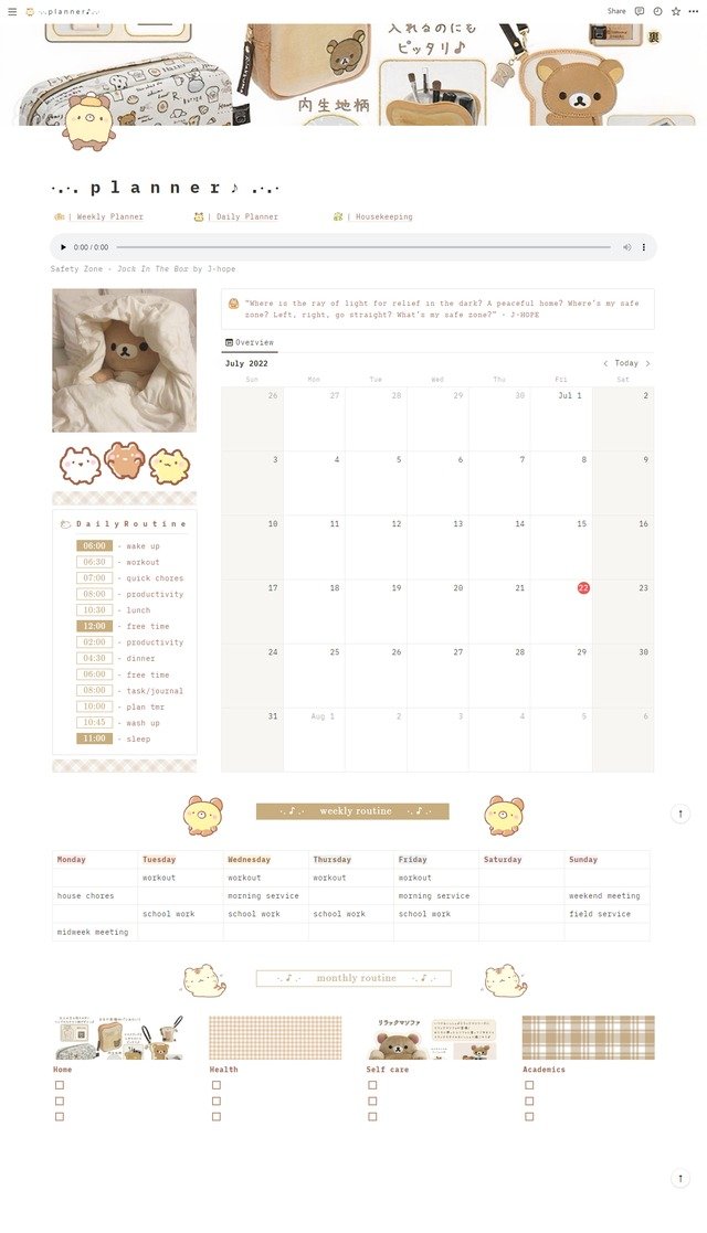 ifstudies_'s tweet image. Planner digital e templates do notion gratuitos para você organizar o seu ano, a thread;