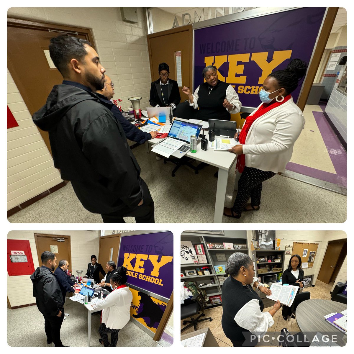 Garibaldi3HISD's tweet image. Starting the morning STRONG 💪🏼 💪🏼@KeyMS_Cougars during AM Admin Huddle!!
Ensuring the team is calibrated on expectations for the day / week… along with understanding the ED’s message for the week: #NoTimeToWaste!! 💪🏼💪🏼
@KimCville
