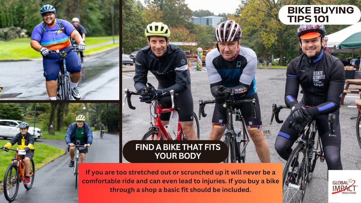 Here are some bike buying tips. Tip #4: Find a bike that fits your body. If you are too stretched out or scrunched up it will never be a comfortable ride and can even lead to injuries. Read Full Article Here for more Tips: linkedin.com/pulse/buying-b…