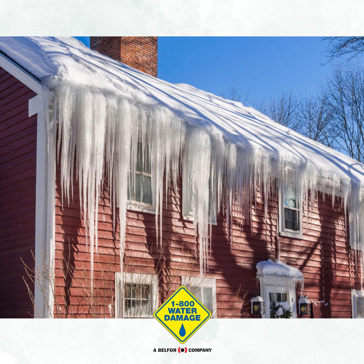 DryingExpert's tweet image. Delete
🌨️ Ice dams cause water damage &amp;amp; mold growth in Denver's heavy snow. Our team at 1-800 Water Damage of Denver prevents mold with expert assistance for ice dams &amp;amp; water damage. #MoldPrevention #WaterDamage #MoldGrowth #DenverRestorationServices