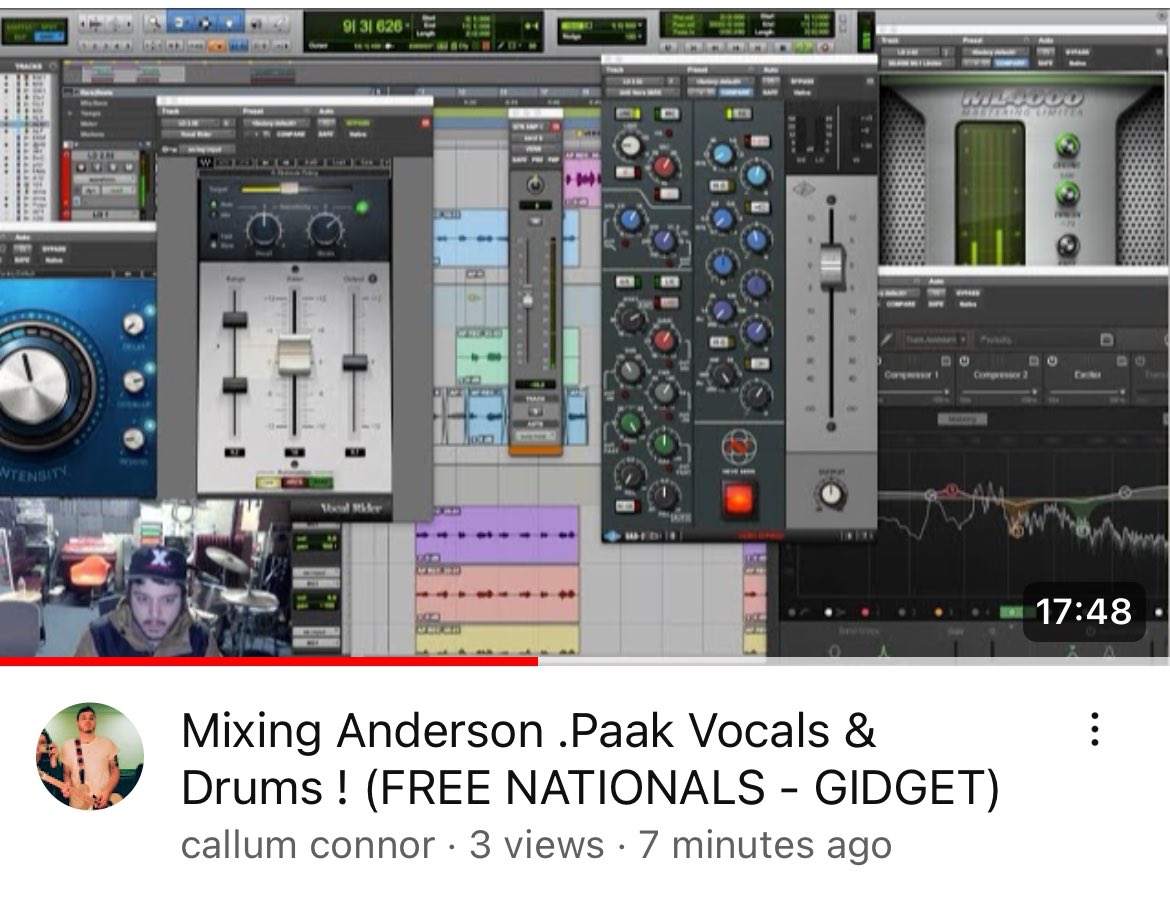 freenationalsXX's tweet photo. Breaking down the mix and production of Gidget ft. Anderson .Paak ⚡️⚡️⚡️

https://t.co/27BUEkqwyC https://t.co/zYYLOyLHwH
