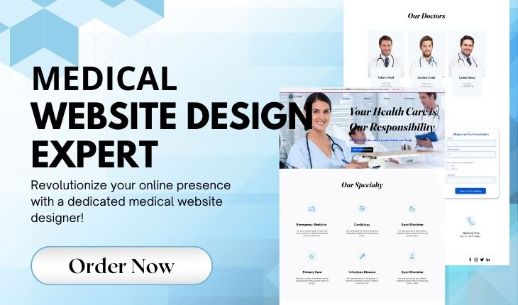 🌐 Exciting news! 💻 As a Medical Website Design Specialist, I create stunning, secure sites for healthcare pros. 🚀 Ready to elevate your clinic's digital presence? Click for a consultation! fiverr.com/s/wQeb4q #MedicalWebDesign #HealthcareInnovation 🌟