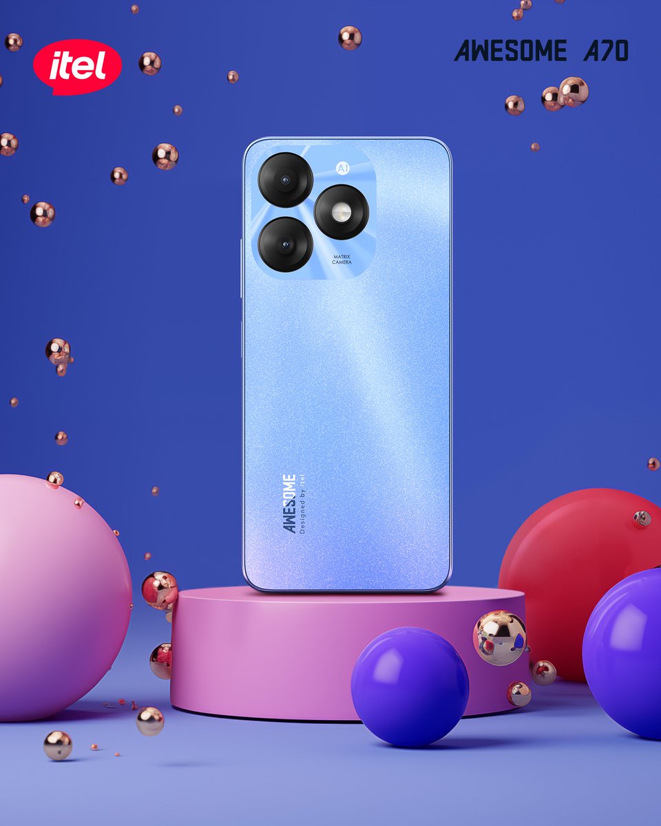 BrucewilzUg's tweet image. 🔥Embrace the Freedom of 128GB! 🎉
💫 Store more, stress less
✨End 'Storage Full' drama
😻Seamless entertainment experience
itel A70 #128GB Big Memory

#itelA70
#AlwaysAwesome