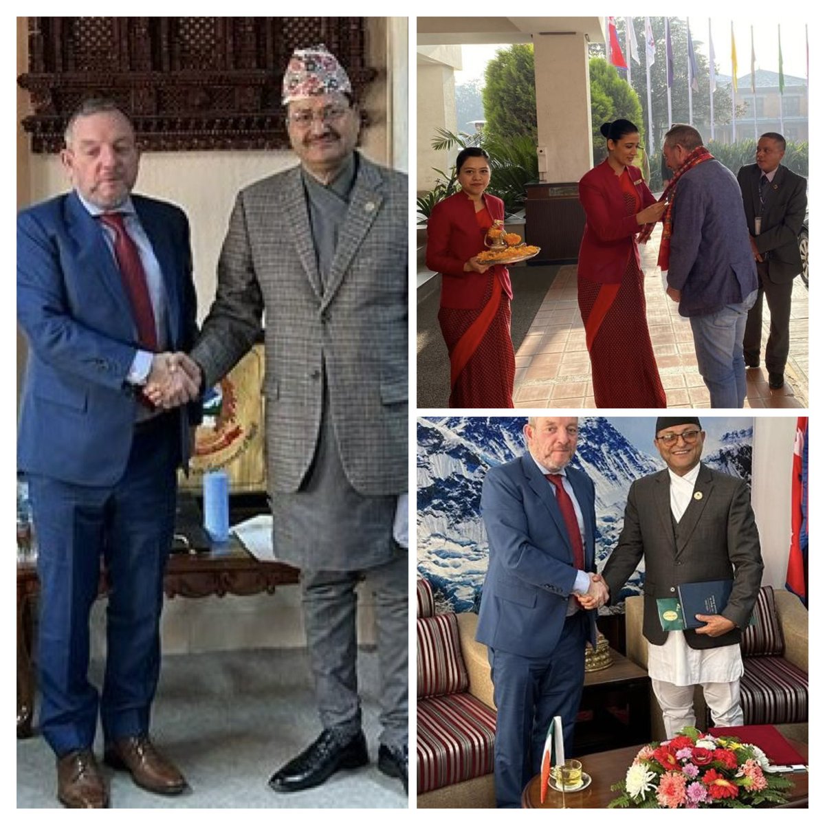Had great meetings with the Rt Hon Ganesh P Timilsina Chairman National Assembly of Nepal, &amp; <a href="/NPSaudnc/">NP Saud</a> Minister for Foreign Affairs Nepal. Day 1 of visit to Nepal <a href="/OireachtasNews/">Houses of the Oireachtas - Tithe an Oireachtais</a> <a href="/ParliamentNepal/">Parliament & Nepal</a>
