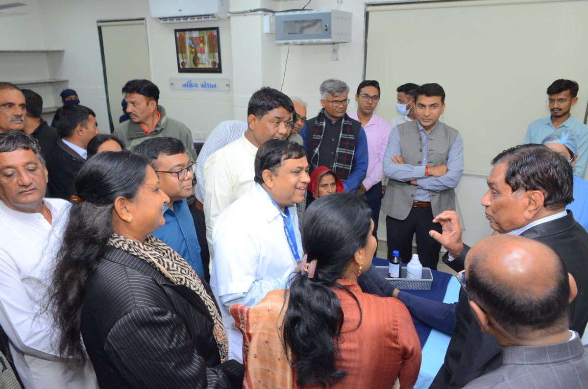 Today we have started our first  dialysis centre of Amdavad Municipal Corporation at ID Hospital, Berhampura.