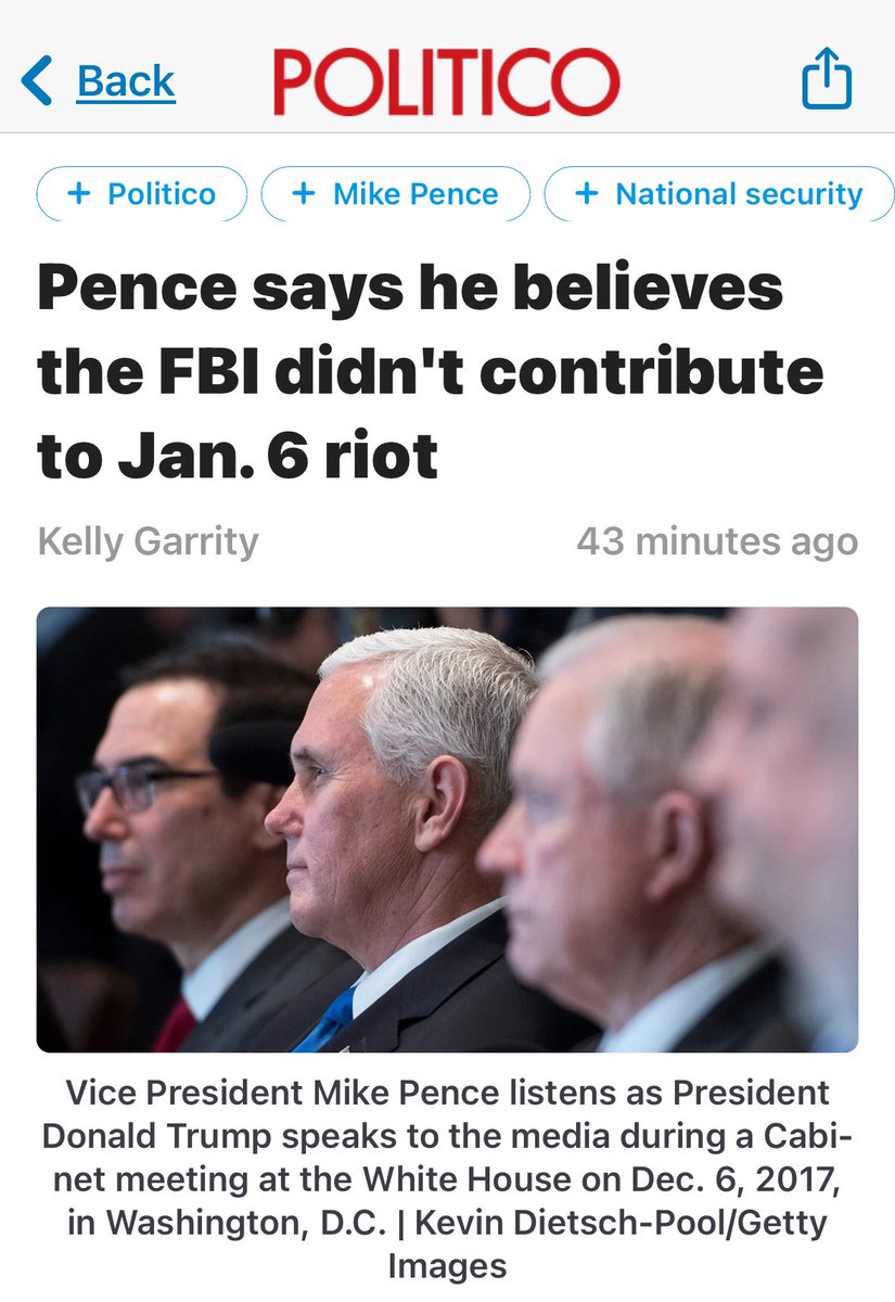 ChristianneQ's tweet photo. @The_Trump_Train Really?  @Mike_Pence would disagree and since he was there I am going with him.

#200FBI https://t.co/CE3kWo66xD