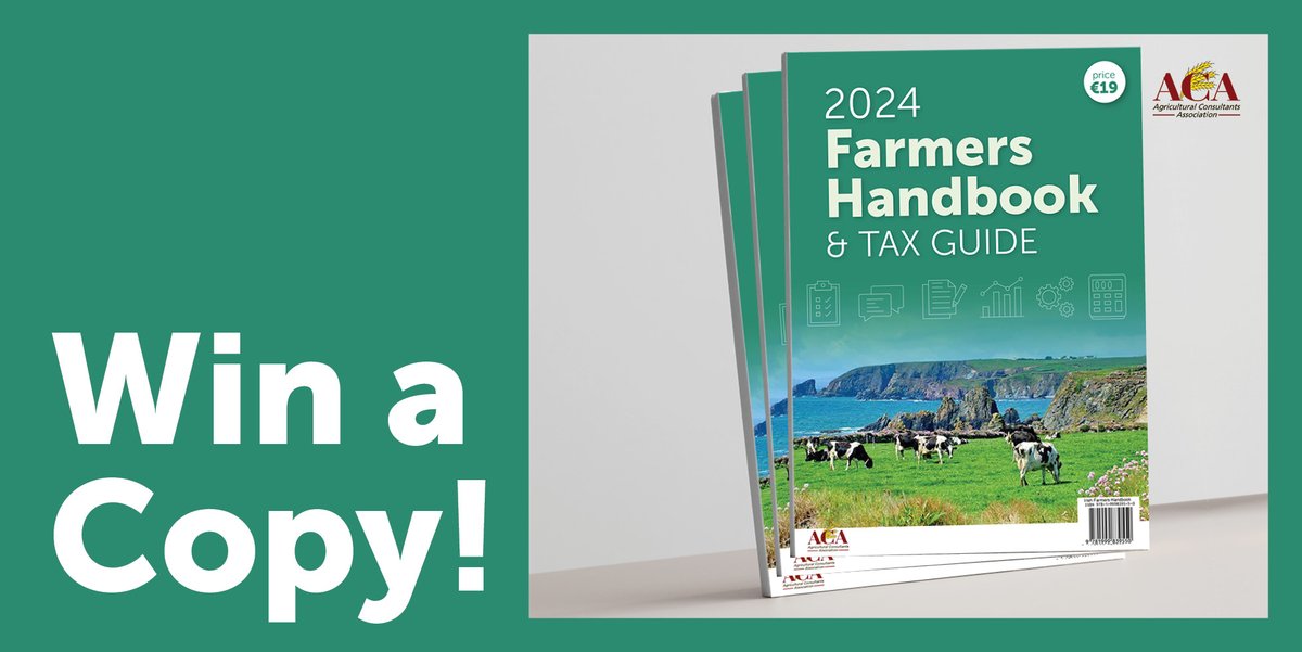 Retweet/Repost to win a copy of The 2024 Farmers Handbook and Tax Guide! With expert advice on planning, managing and operating your farm, subsidies and supports, law, succession, state benefits, tax and more. Winner chosen at the end of the week. shorturl.at/jRW27