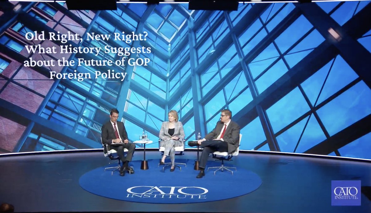 CatoEvents's tweet image. LIVE NOW: “Old Right, New Right? What History Suggests about the Future of GOP Foreign Policy” with @brandan_buck, @VictoriaCoates &amp;amp; @JustinTLogan.

WATCH: cato.org/events/old-rig…

Join the conversation using #CatoFP