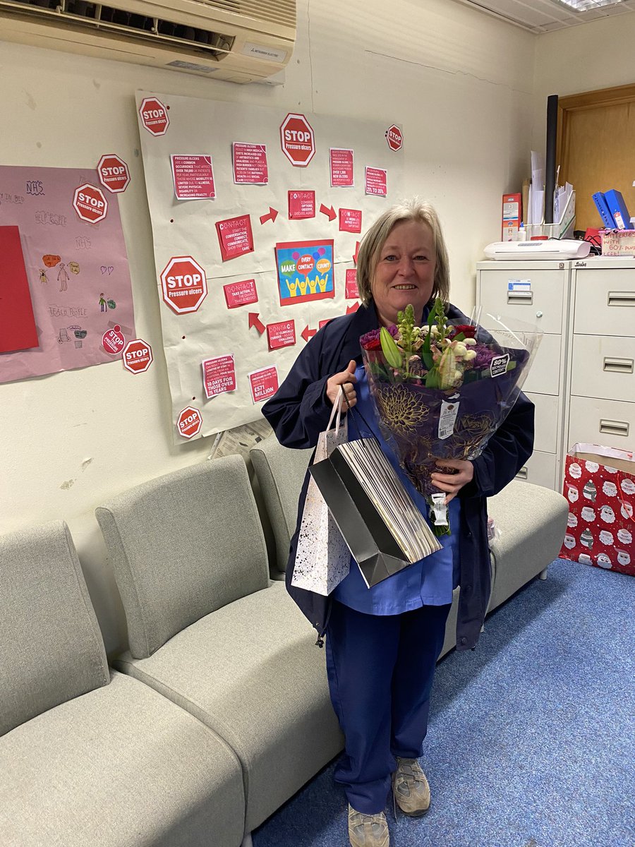 Last week we said goodbye to our wonderful staff nurse Karen Burgess as we wave her off to her new post in continence! You’ll be fab Karen but we at Arnold will miss your skills and knowledge so much, and the laughs!