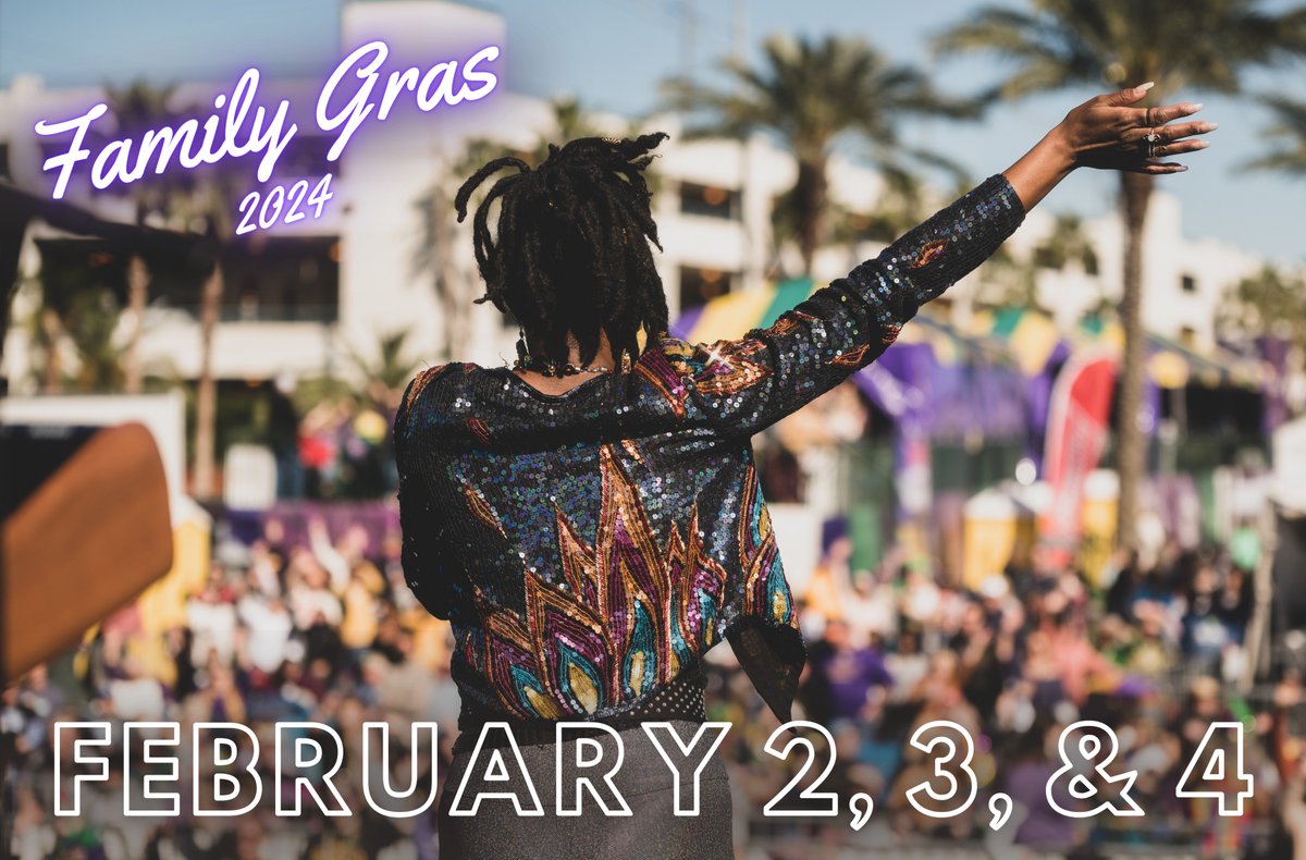 MARK. THOSE. CALENDARS 📅

We're officially 25 days away from #FamilyGras!  The 2024 entertainment lineup will be released in the coming days.

Info: bit.ly/3qNBc22