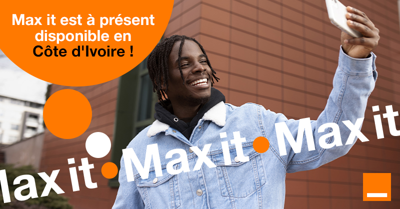 📣 Nous sommes très heureux de vous annoncer que Max it : la Super App qui vous connecte à tous les services d'Orange est enfin disponible en Côte d'Ivoire ! 🎉🤩🧡

#OrangeAfrica #Maxit