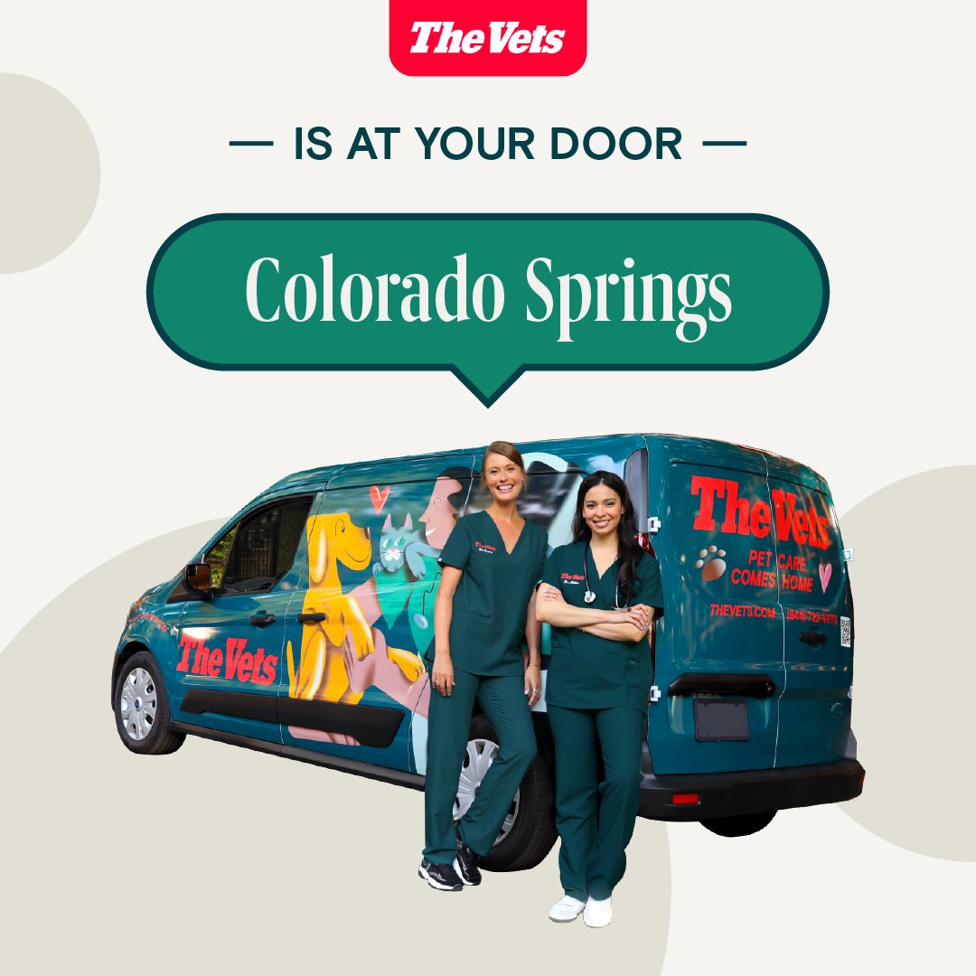 Colorado Springs, we can't wait to see you! From wellness exams to caring for your sick pet, we've got you covered. ⁠
⁠
We provide mobile vet services in Colorado Springs, Falcon, Peyton, Manitou Springs, Gleneagle, Stratmoor, Black Forest, Woodmoor and more.
⁠