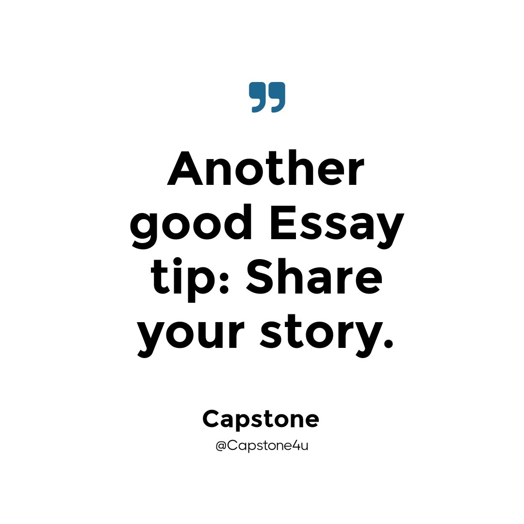 Capstone4U's tweet photo. Crafting your college essay? Make it personal. Here’s why: Colleges want to see YOU shine. Personal stories reveal your uniqueness and make your application stand out. Works every time. Need a hand? Our team at Capstone is here to guide you through every step. Explore our website https://t.co/iUJJlucO4K