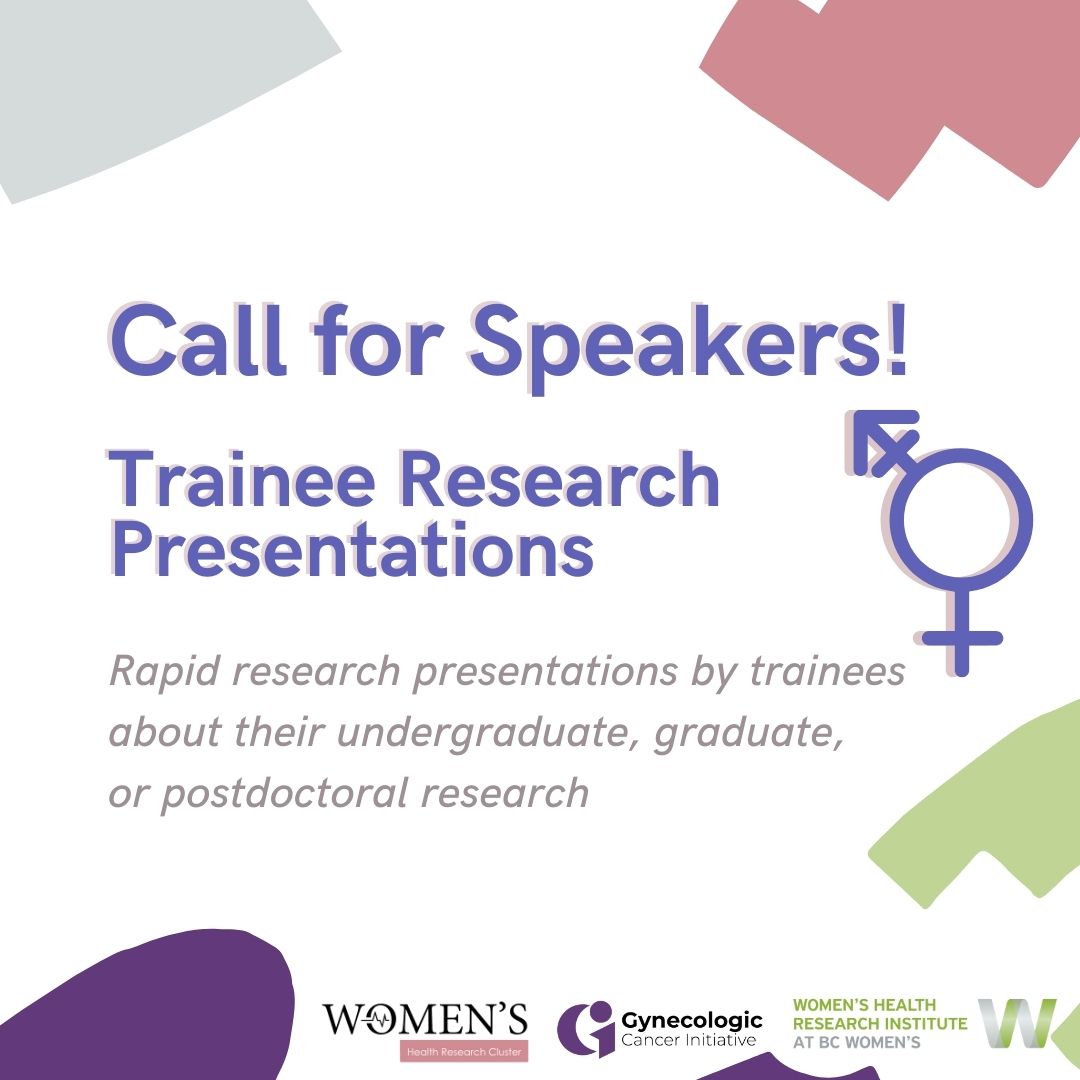 ResearchonWH's tweet photo. Calling all #trainees!
Are you conducting #research on #womenshealth and/or #sexdifferences, with a clinical focus? Submit an abstract to present at the @ResearchonWH, @WomensResearch and @GCI_Cluster Trainee Research Presentation.
https://t.co/X05TeDTiY6
#traineeblitz https://t.co/xyUjyjqXYa