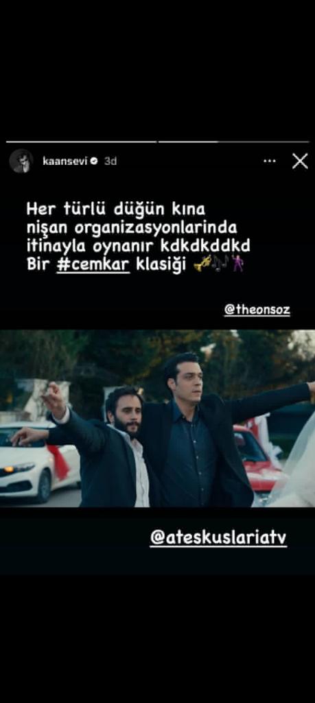 ZeynepA17878613's tweet photo. Ship karmaşası yaşıyoruz dizide Kaan da #cemkar'cıymış jdkxkxkd
#ateşkuşları @kaansevii @theonsoz 😅 https://t.co/SXxATn2uq7