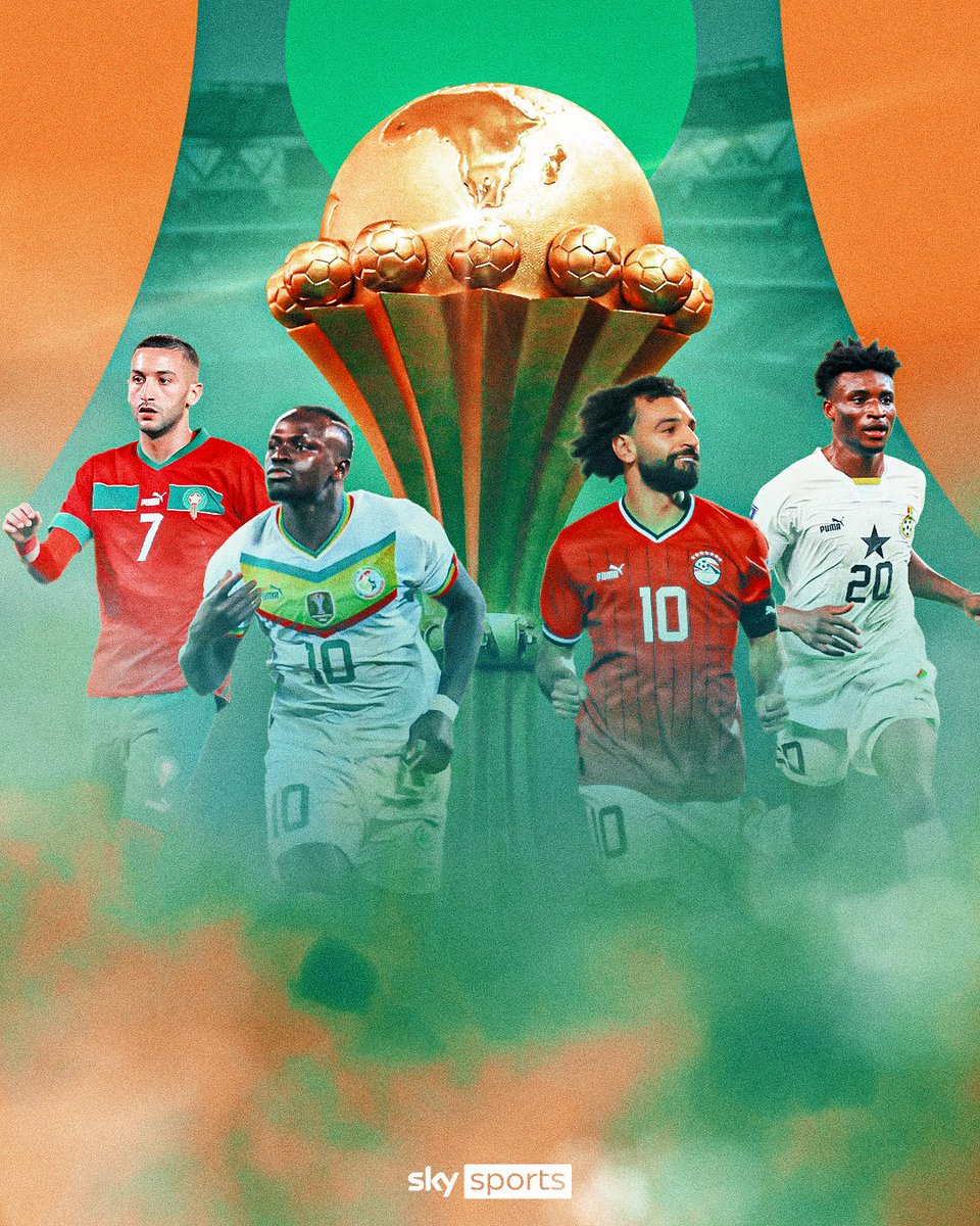SkyFootball's tweet photo. BREAKING: Every AFCON match will be broadcast LIVE on Sky Sports! 

Hosts Ivory Coast kick off the tournament on 13 January and the final will crown the Africa Cup of Nations champions on February 11 🙌🍿 https://t.co/BaFYj3hHIG