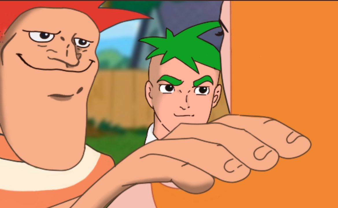 finn_brv's tweet photo. Candice : Maman vient vite regarder dans le jardin 

Phinéas et Ferb : https://t.co/Mt061kNAH9