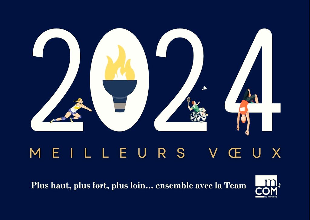 MCOM_martiniere's tweet photo. Des valeurs partagées, des compétences uniques. En route vers l'excellence, ensemble. Meilleurs vœux 2024 !
#TeamMCOM https://t.co/czWkri2vC6