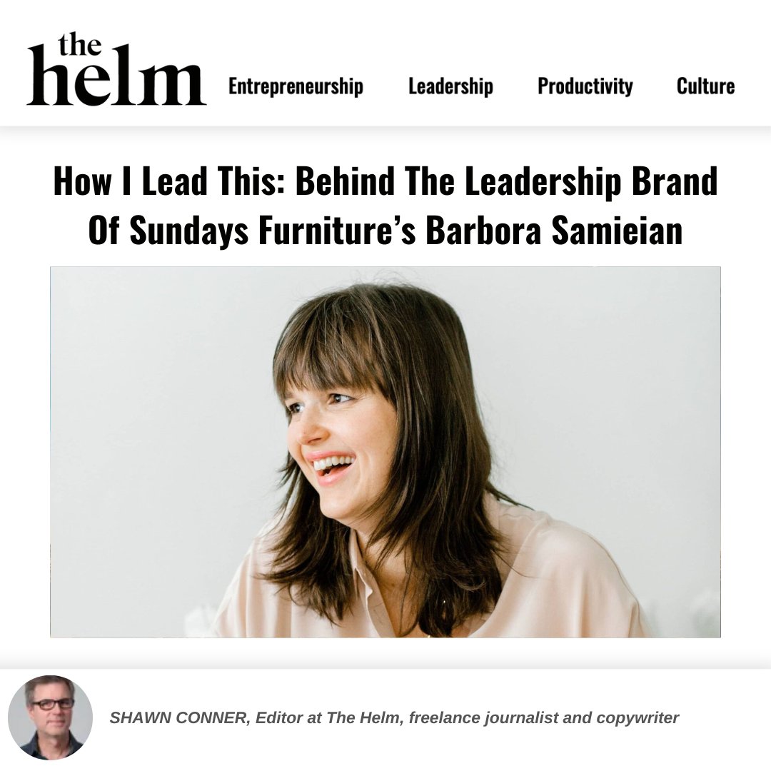 In our latest How I Lead This, Barbora Samieian opens up about her parents’ bravery in moving to Canada, building community within business, and what her #1 must-follow social media account is (hint: it has something to do with underwear). bit.ly/48o3IKF