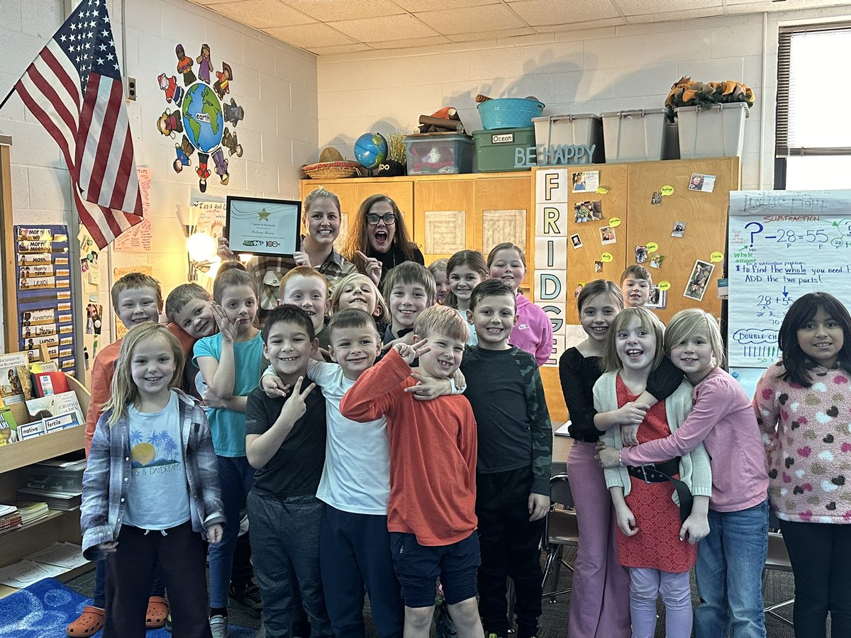 A big shout out to our very own Rebecca Reeves, the 96.5 Teacher of the Month for January. We are so proud of our Fairview colleague! #amazing