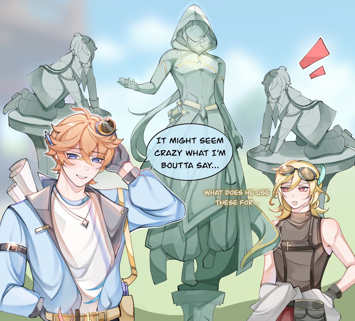 We need more zhongli statues🛐
.
#ZhongChi #tartali #GenshinImpact