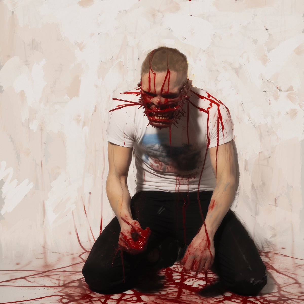 pugilatpugilat's tweet photo. “I asked her to sit on my face, she stepped on my balls instead” January 2024 (2844x2844 huile de coude, adrenochrome and fermented cum)
#antiart #art #paintings #OC #humanart #postsurrealism #neoexpressionism #infrarealism https://t.co/7AJanbDyCG