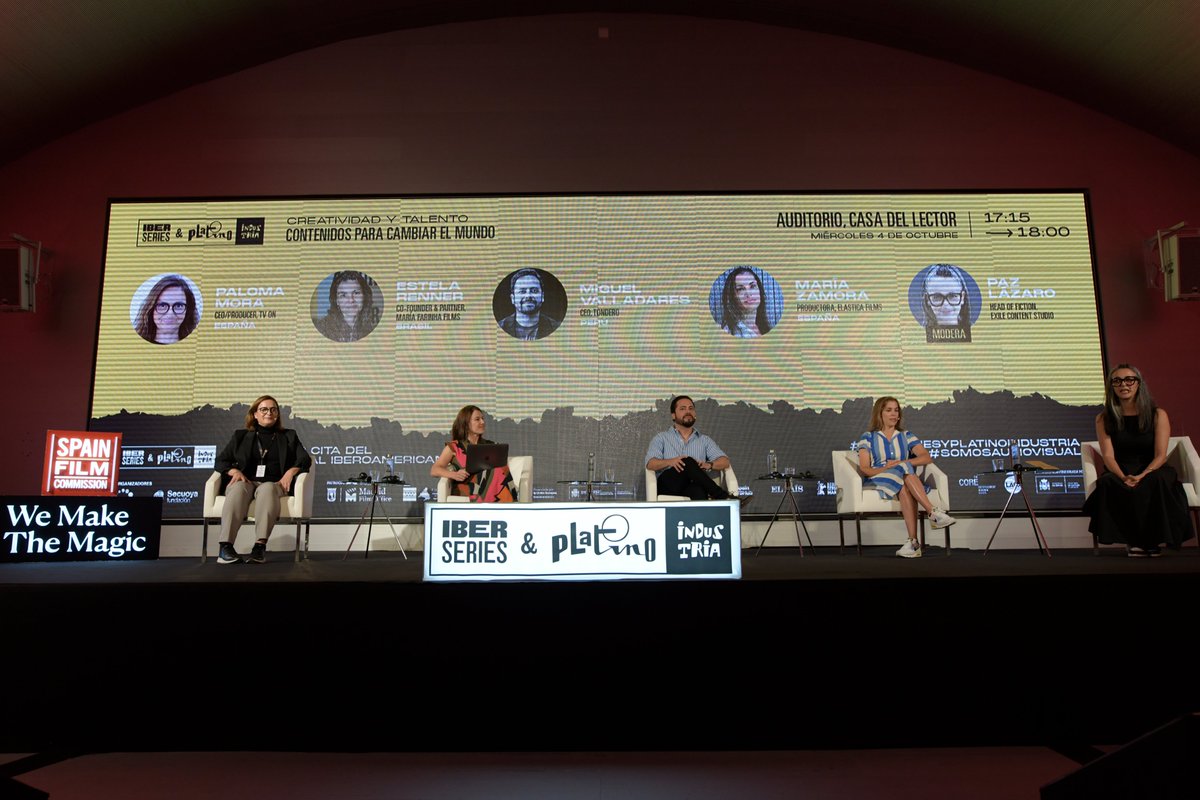 iberseries_pi's tweet photo. Iberseries &amp; Platino Industria volverá a reunir en 2024 a los mejores profesionales en el mayor evento internacional de la industria audiovisual iberoamericana

¿Ya has apuntado las fechas de la 4ª edición de #IberseriesyPlatinoIndustria? 👇

Del 1 al 4 de octubre @mataderomadrid https://t.co/vCH8AxP7bF