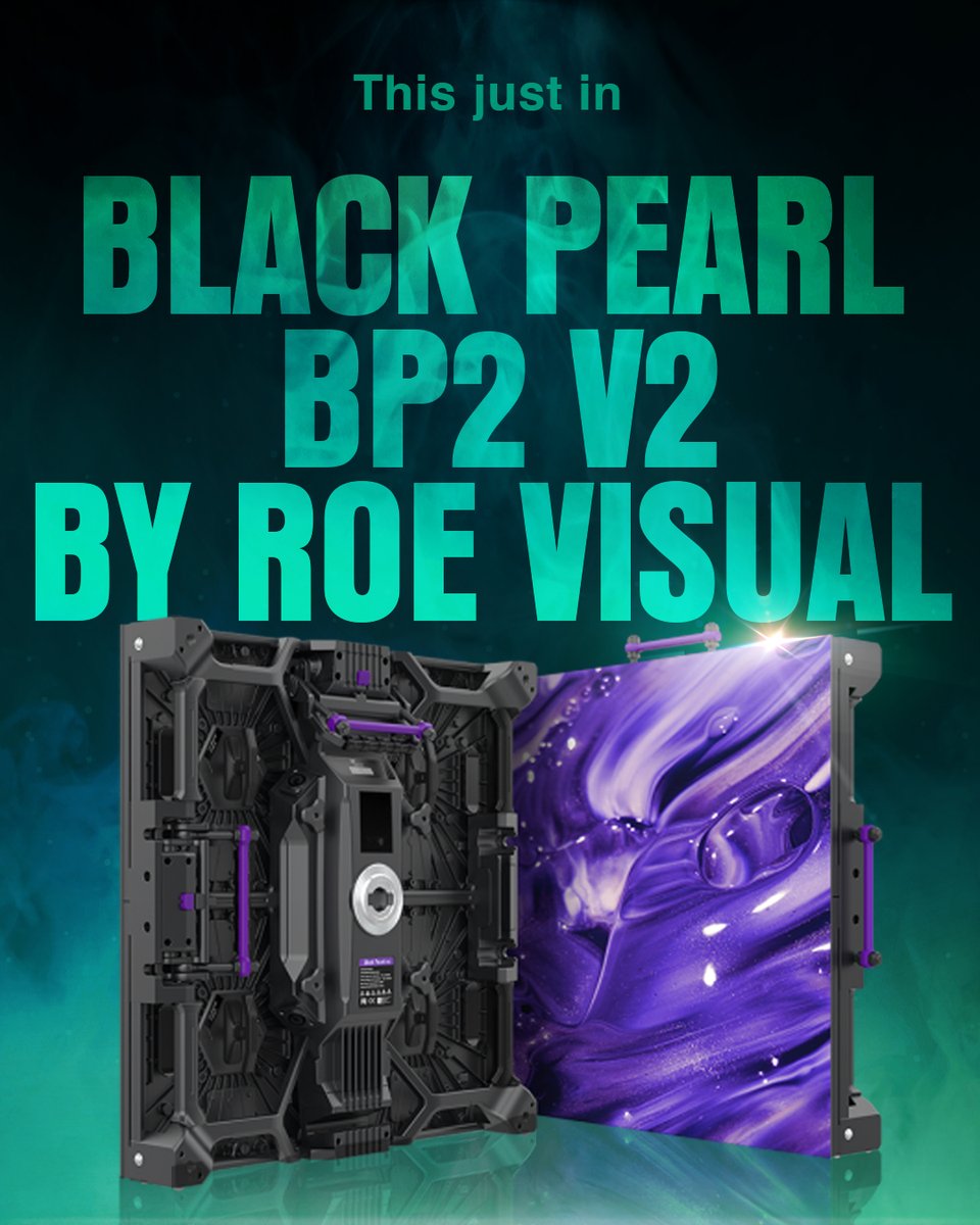 The Rolls-Royce of LED screens available for rental, the Black Pearl BP2 V2 by ROE Visual. This premium LED Panel, used in shows like the Mandalorian and on FOX NFL Sunday, is the best piece of LED technology in the market right now: rb.gy/nwvznk . #AVRentals #phase3av