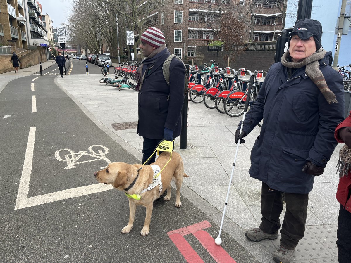 lucywimss's tweet photo. Great to meet with @wandbc Road Safety and Engineering teams today with South West London @SLCouncils members. We explored various cycling routes in South West London to advise on accessibility for blind and partially sighted pedestrians, to inform future council projects. https://t.co/LiNYJm0wNO