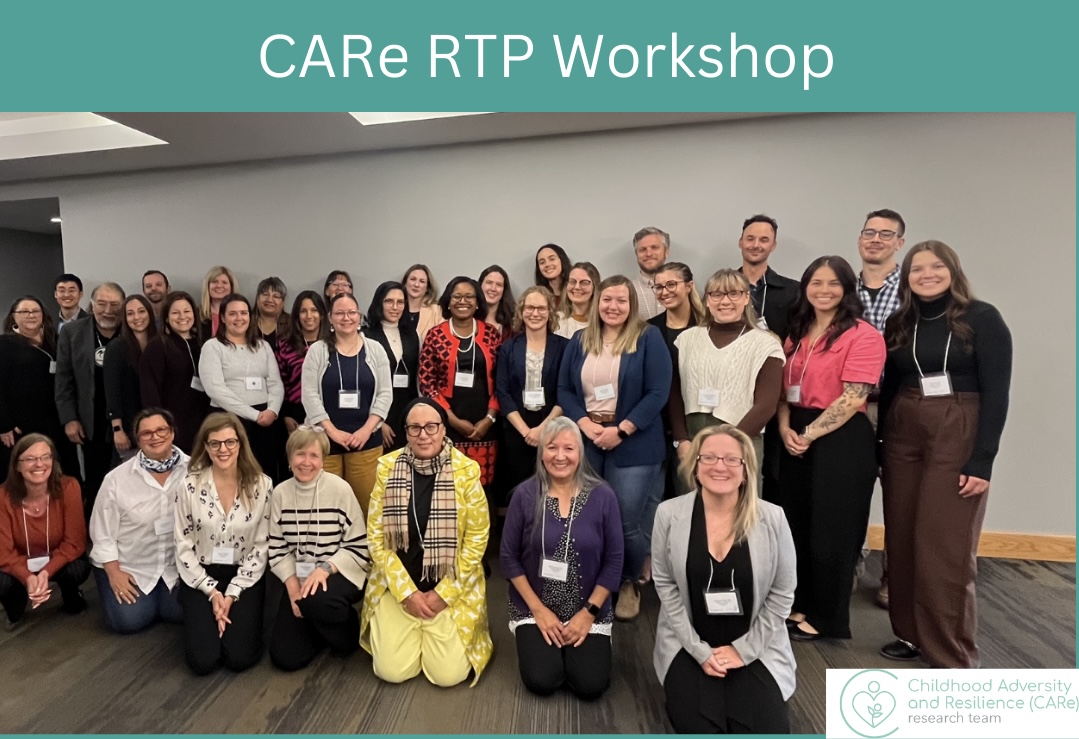 CAReRTP's tweet photo. Childhood Adversity and Resilience Research Training Platform (CARe RTP) hosted its first workshop on October 12-13, 2023, in Winnipeg, Manitoba. https://t.co/K009xaHpNh