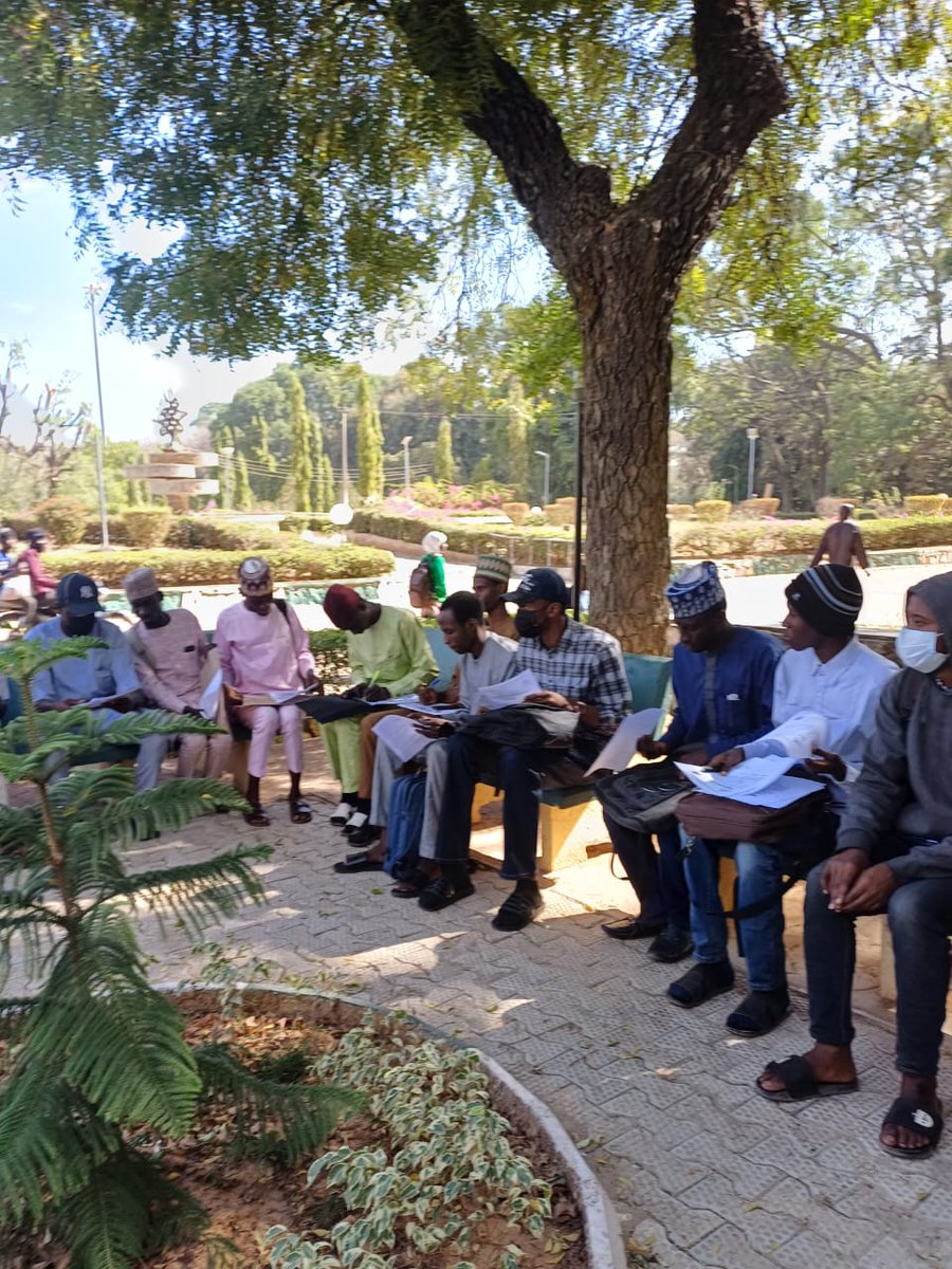 We are doing everything to see the students of Ahmadu Bello University enjoy this scholarship.
Today, we addressed some students whom we met at the venue and they were happy to hear our plans, some of them are medical students, law and other professional courses and they have