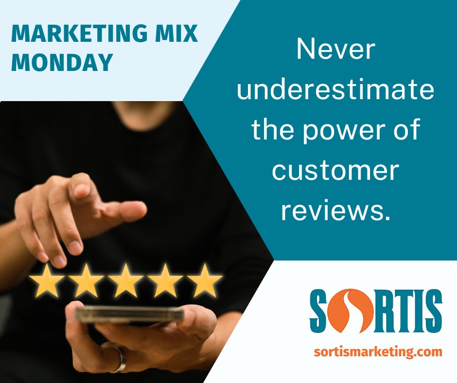 SortisMarketing's tweet image. Good reviews from loyal customers can significantly boost your credibility and conversion rates. 

If you haven’t run a review acquisition campaign in a while, put it on your 2024 to-do list!

#WorkWithSortis #Marketing #MarketingStrategy #DigitalMarketing #Reviews