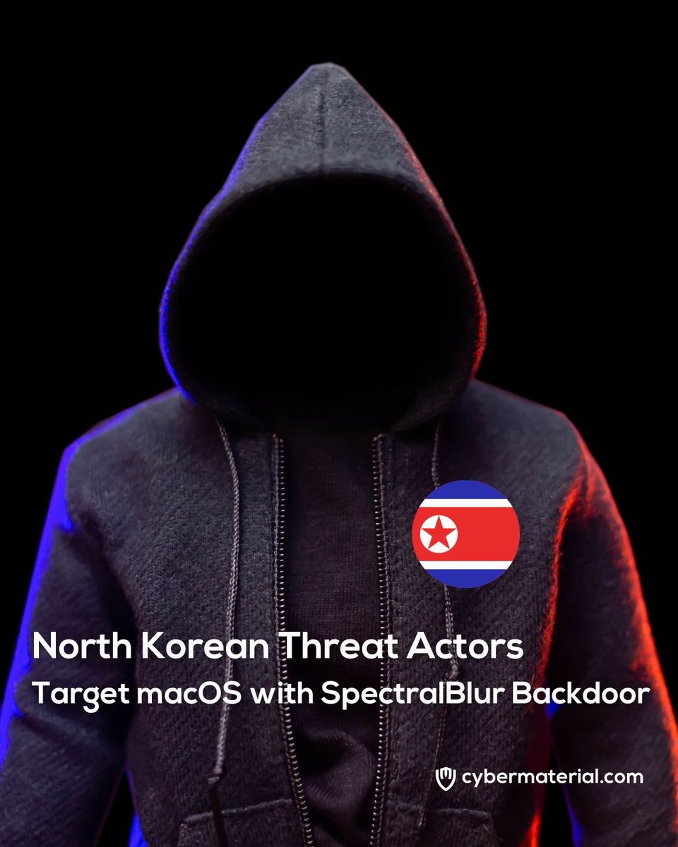 Cybermaterial_'s tweet photo. #CyberAlertsCybersecurity researchers have unearthed a new macOS backdoor named SpectralBlur, linked to a known malware family associated with North Korean threat actors.
Read More: https://t.co/Ibcz3kKRVH
#SpectralBlur #NorthKorea #Backdoor #Apple #macOS #Malware https://t.co/ARwqXNqoLB