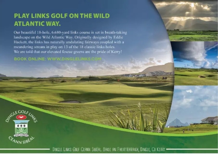 Excited to read the new @DGgolfguide for Ireland 2024. It's full of loads of amazing photos and info on the best golf Ireland has to offer. ⛳☘️🙌 Be sure to suss it out joom.ag/LVnd #ceannsibeal #corcadhuibhne