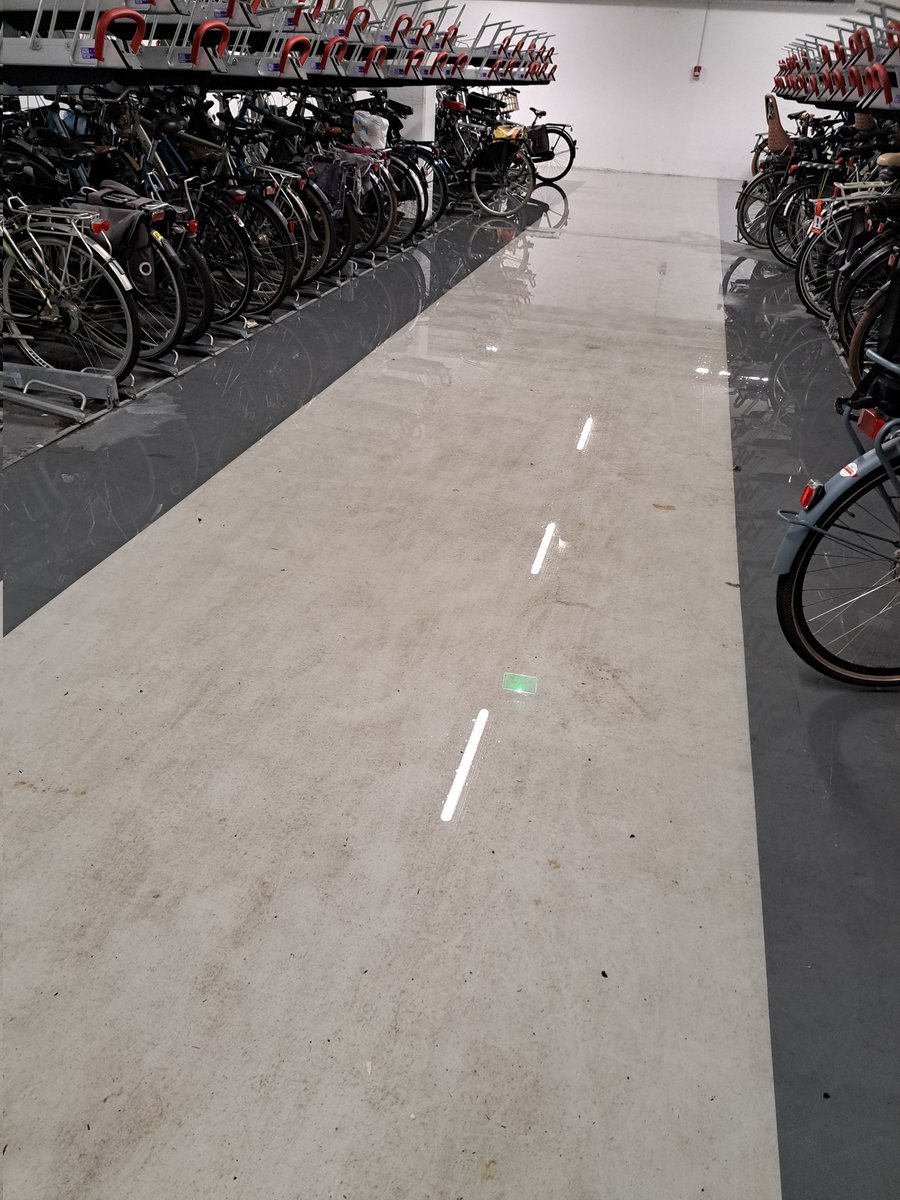 De eendjes kunnen weer zwemmen in de fietsenkelder van station Gouda <a href="/NS_online/">NS online</a> <a href="/ProRail/">ProRail</a> 😳