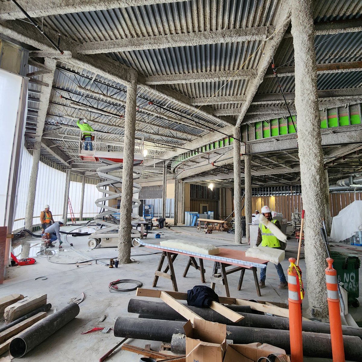 ChattAirport's tweet photo. In honor of our terminal expansion being *almost* complete, let’s look back at the construction progress! We are extremely grateful to everyone who has supported us during this project, and we can’t wait to share the finished results. 
#flyCHA #TerminalExpansion https://t.co/V9smIjQVzC