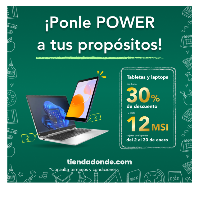 dondeempenos's tweet photo. ¡Ponle power a tus propósitos!🚀 Descubre descuentos de hasta el 30% 🎓Explora nuestra selección de laptops y tablets y ubica tu tienda en https://t.co/Nik07JsKjs ✨ https://t.co/fDjM4r1dQa