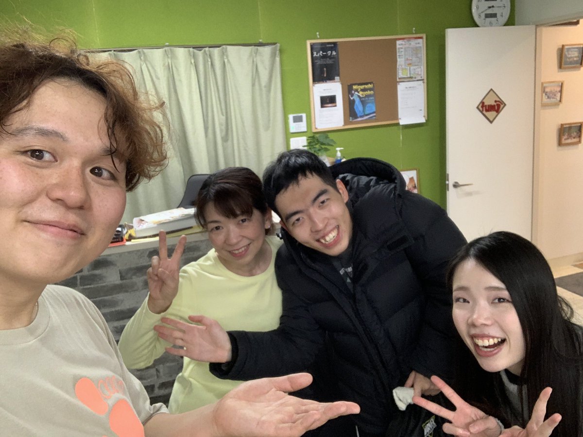 studio_fumi's tweet photo. 久しぶりに揃った月曜夜メン🈷 https://t.co/oFBTTda74A