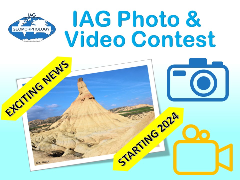 🚨 IAG PHOTO &amp; VIDEO CONTEST 🚨
1/2

We are starting the year 2024 with a new concept: a Photo &amp; Video Contest!
Every month (for photos) and every 3 months (for videos), participants will be able to submit a photo/video related to a given geomorphological  theme.