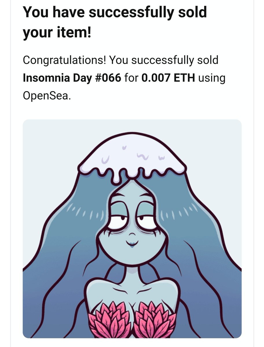 insomniagirl0x's tweet photo. 🎉 SOLD SOLD SOLD 🎉

Again and again 🤯🤯
I don't know how much thank you I should say to @Complector1 ❤ you are amazing 😘 I don't know what else to say 😁

Make sure to follow him 😊
Have a nice day ❤

#NFT #NFTs #NFTCommunity #nftart https://t.co/UknW3f1Ndk