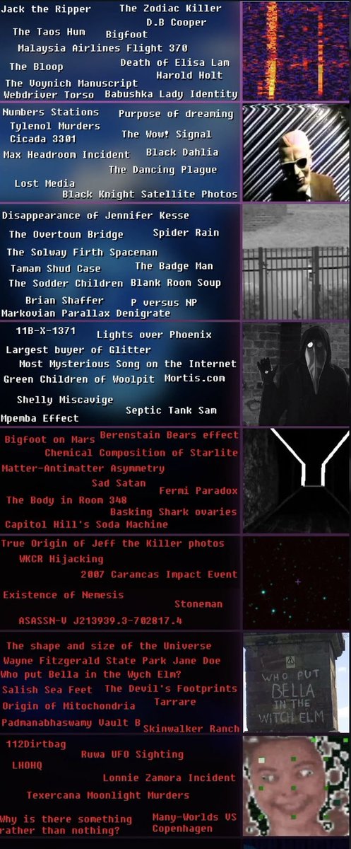 creepydotorg's tweet photo. DO NOT RESEARCH: Vol. 1 https://t.co/ErHcatAOhD