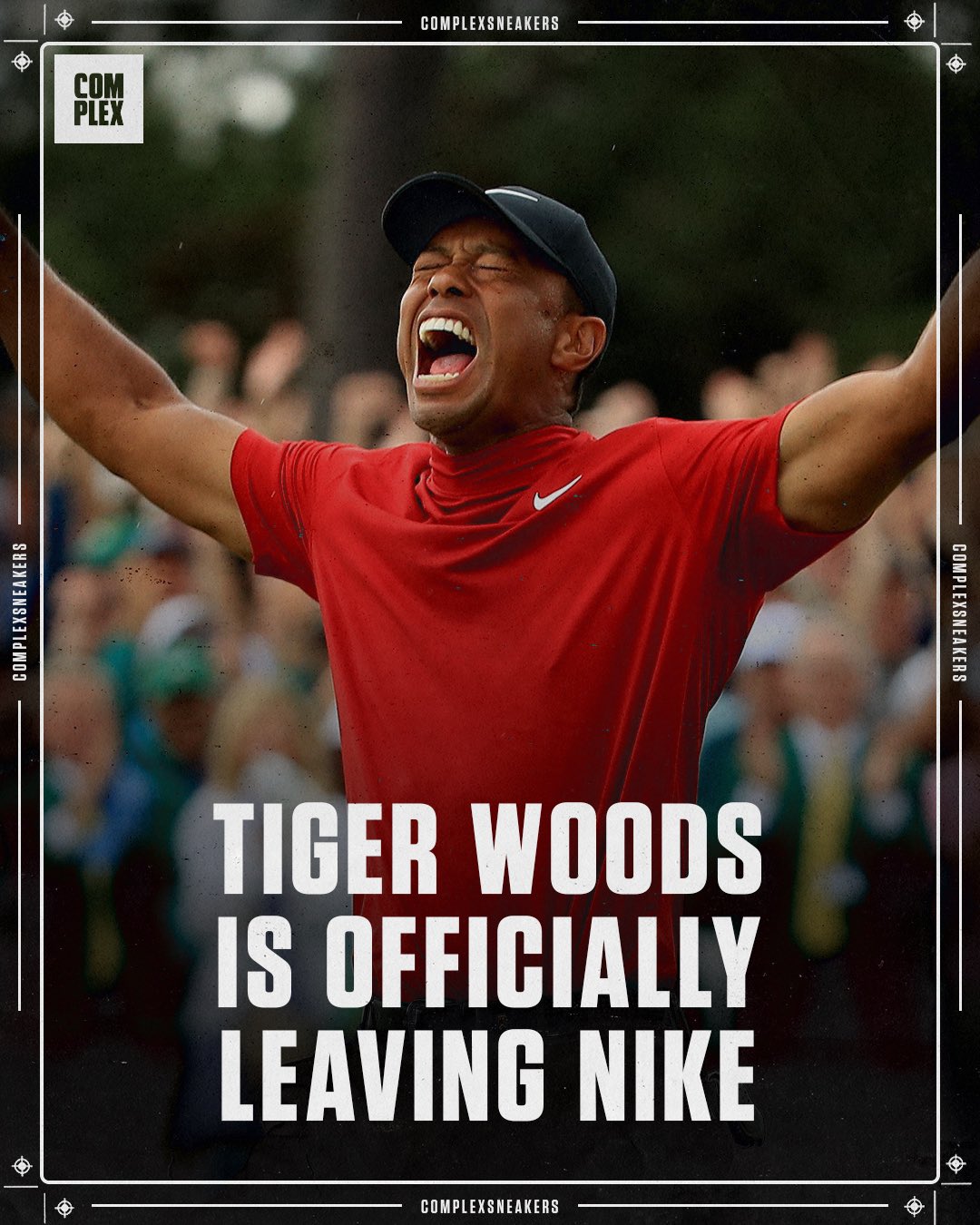 tiger woods leaving nike