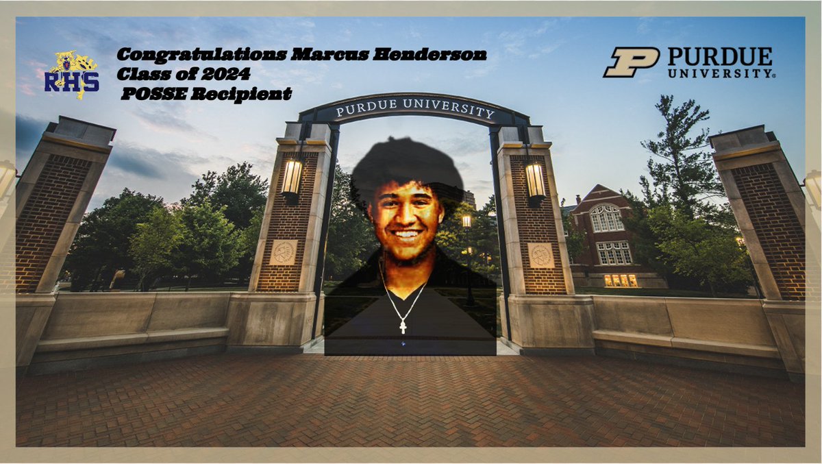 SBRileyhigh's tweet photo. Congratulations to @SBRileyhigh Class of 2024 Marcus Henderson on being awarded the POSSE Scholarship to Purdue University.  
#GoWildcats https://t.co/wgvMjsLRRO