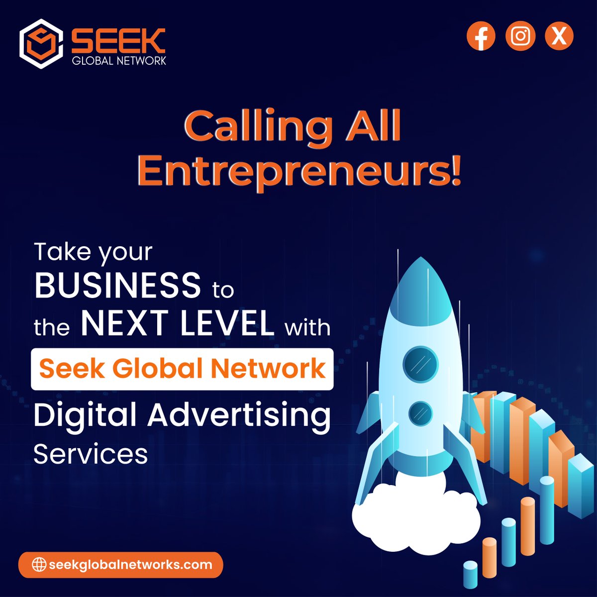 Calling all entrepreneurs! Elevate your business to the next level with Seek Global Network's cutting-edge digital advertising services. 
Stay tuned for more details: 🌐 seekglobalnetwork.com
#EntrepreneurialGrowth #BusinessAcceleration #DigitalAdvertising #SeekGlobalNetwork