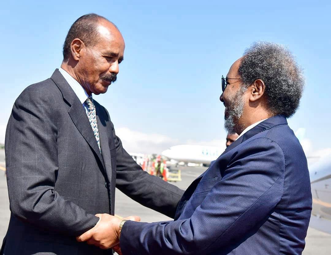President <a href="/HassanSMohamud/">Hassan Sheikh Mohamud</a>'s Diplomatic Visit to Asmara Strengthens Regional Alliance Amidst Ethiopia's Controversial MOU with Somaliland.

Following Ethiopia's contentious Memorandum of Understanding MOU with Somaliland, President <a href="/HassanSMohamud/">Hassan Sheikh Mohamud</a> engages in a strategic visit to