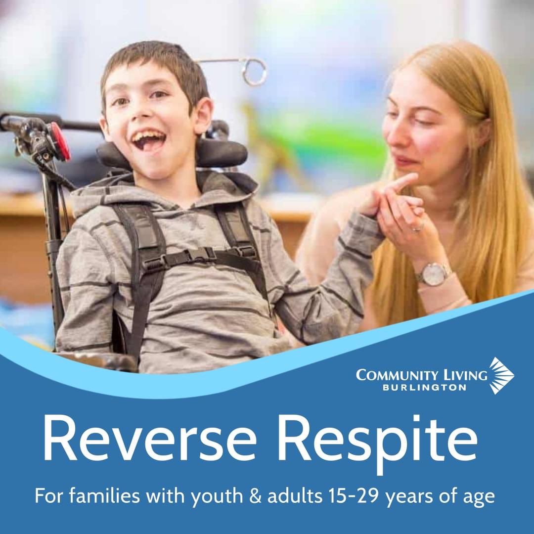 We are excited to introduce our Reverse Respite Program in collaboration with <a href="/CWSDS1975/">CWSDS</a> generously funded by <a href="/JaysCare/">Jays Care Foundation</a> 

This program is dedicated to assisting families with youth and young adults aged 15 -29 in Burlington.

For info email Nadina at toric_nadina@clburlington.ca