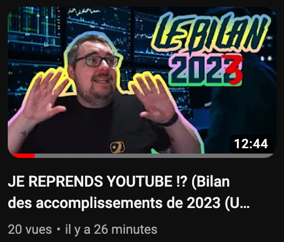 chrispr0ls's tweet photo. Bonjour twitter, j'ai publié une nouvelle vidz, allez hop, on lâche un pouce!
(Si j'ai bien compris faut mettre le lien dans une reply c'est ça ?) https://t.co/cy0tKvA0Zo