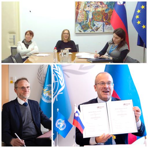 Signed today! New 2-year agreement with @WHO_Europe & @MinZdravje Slovenia to work together on emergency prep, NCD best buys, health financing, a new PHC strategy, a health labour market analysis, health equity & implementing ICD11 +🙏 Minister Rupel for supporting our NCD work